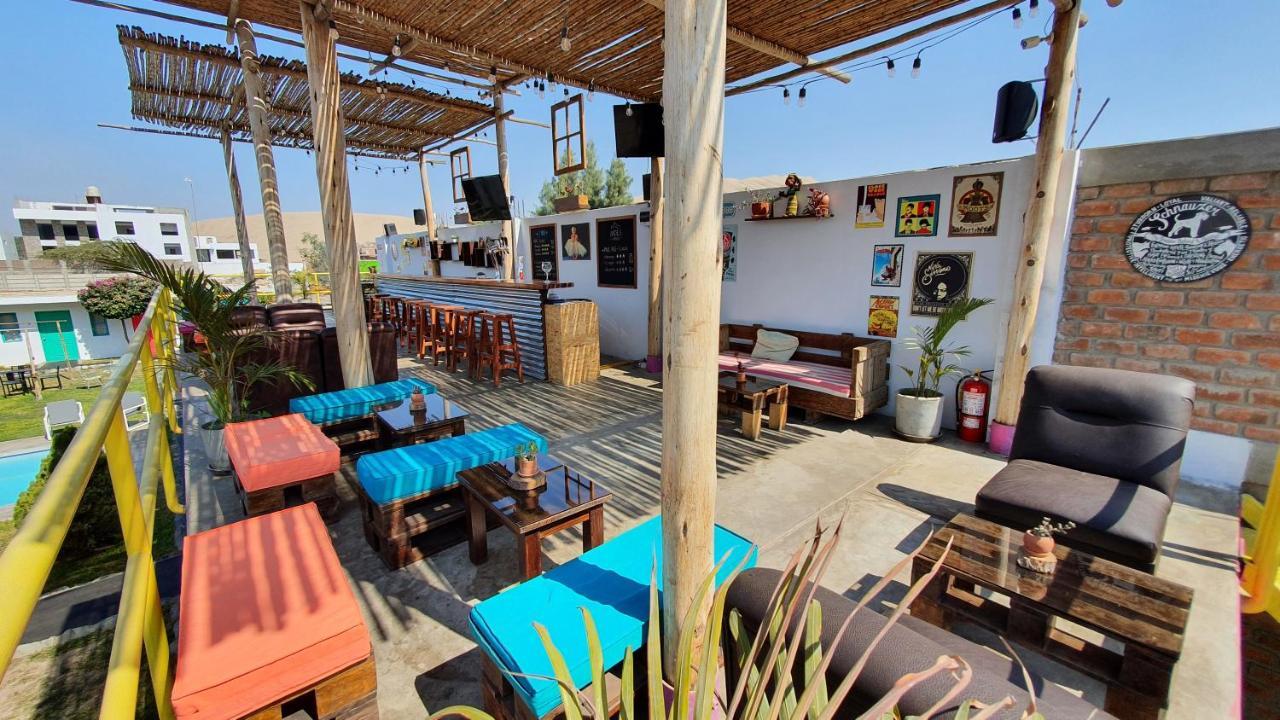 The Upcycled Hostel Huacachina Ica Bagian luar foto