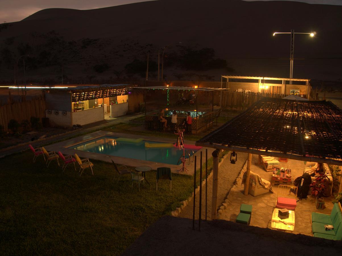 The Upcycled Hostel Huacachina Ica Bagian luar foto