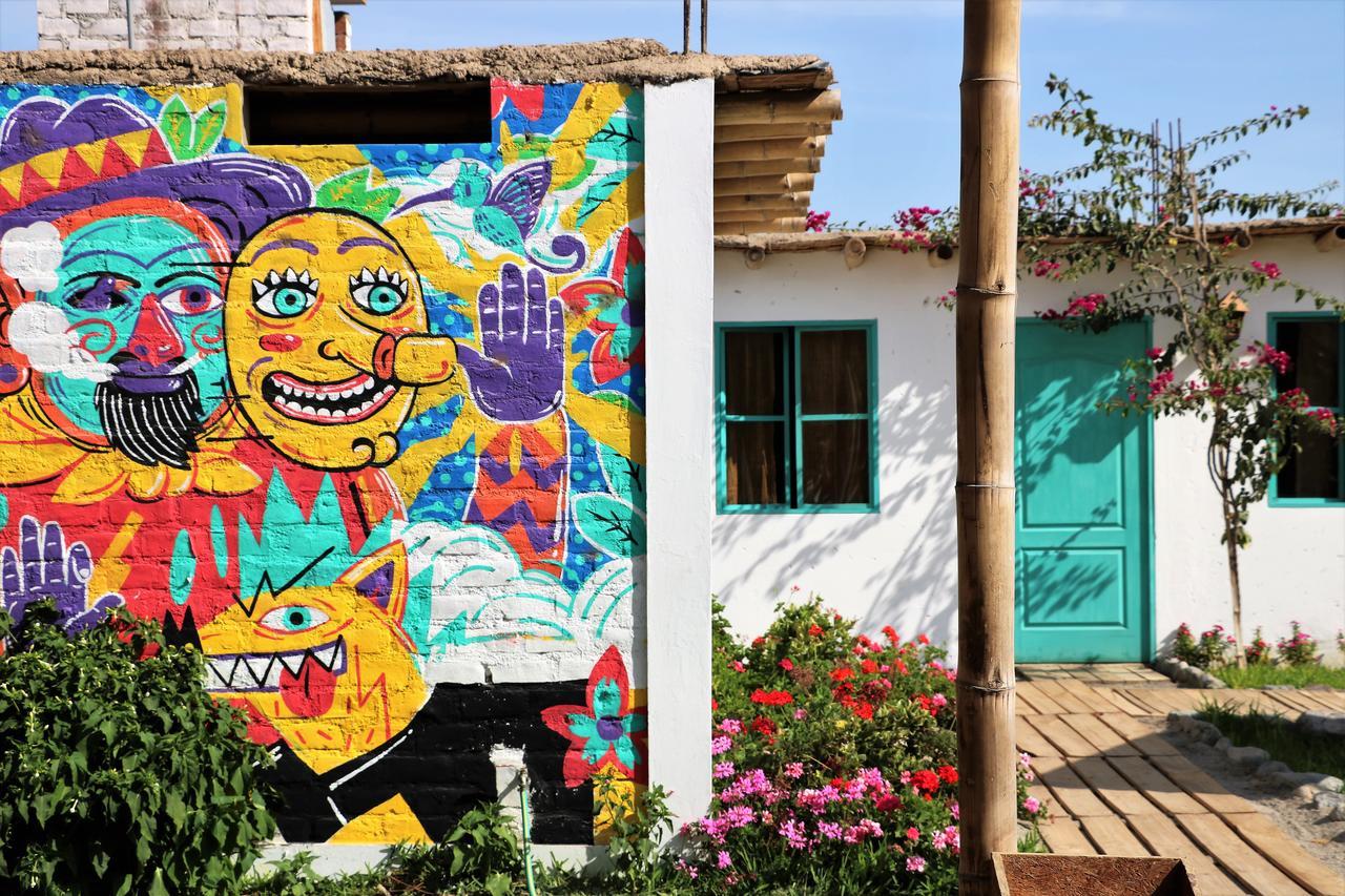 The Upcycled Hostel Huacachina Ica Bagian luar foto