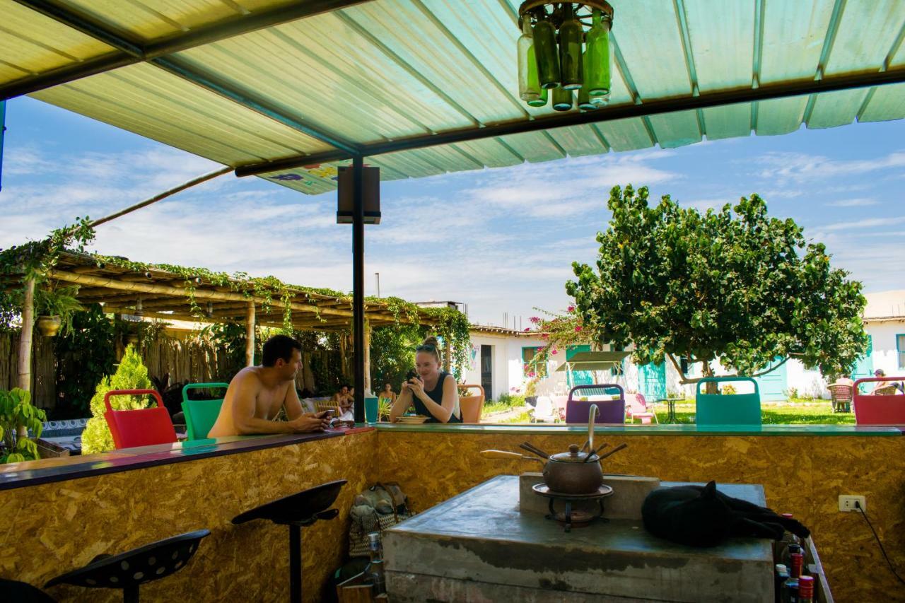 The Upcycled Hostel Huacachina Ica Bagian luar foto
