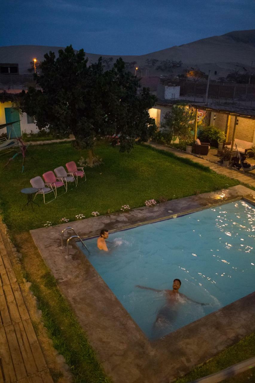 The Upcycled Hostel Huacachina Ica Bagian luar foto